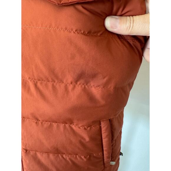 Fjällräven Greenland Down Liner Vest Women Orange Small *marks - Picture 3 of 14